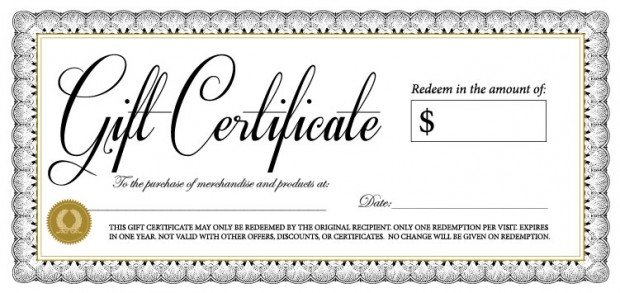 Gift Certificate