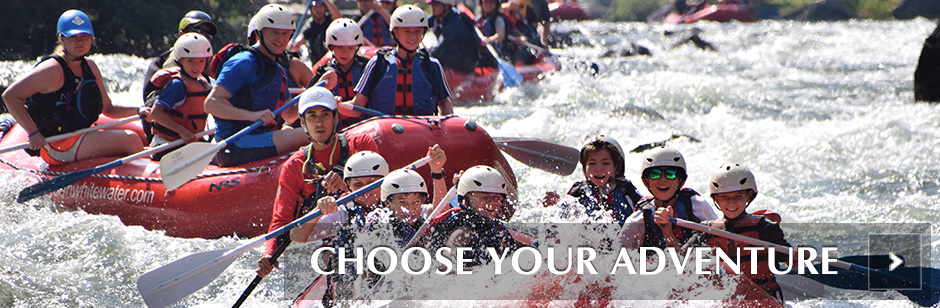 Plan your whitewater rafting trip