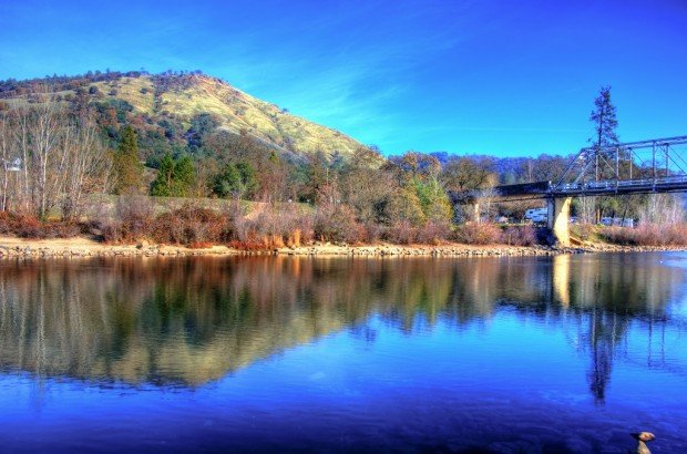 A View of the American River From Marshall Gold Discovery Park