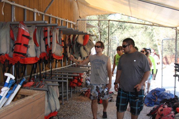 Creature Comforts for River Rafting Party